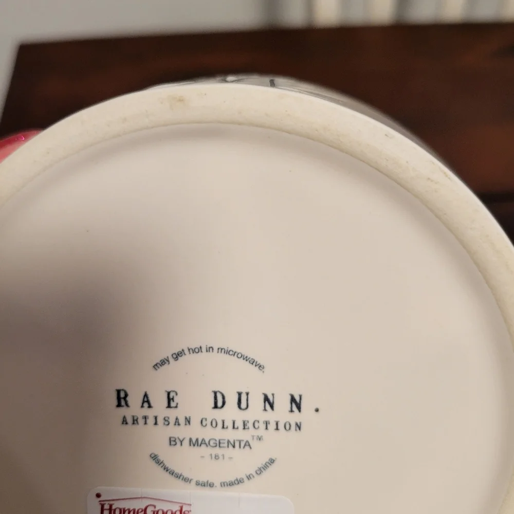 Rae Dunn Small LOVE pet bowl